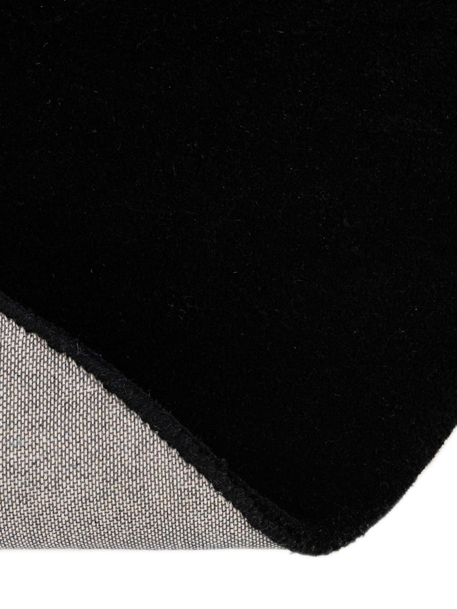 Black and White 4' 1 x 4' 1 Playtime Kids Wool Freeform Area Rug for Baby Nursery, Toddler Playroom, Bedrooms