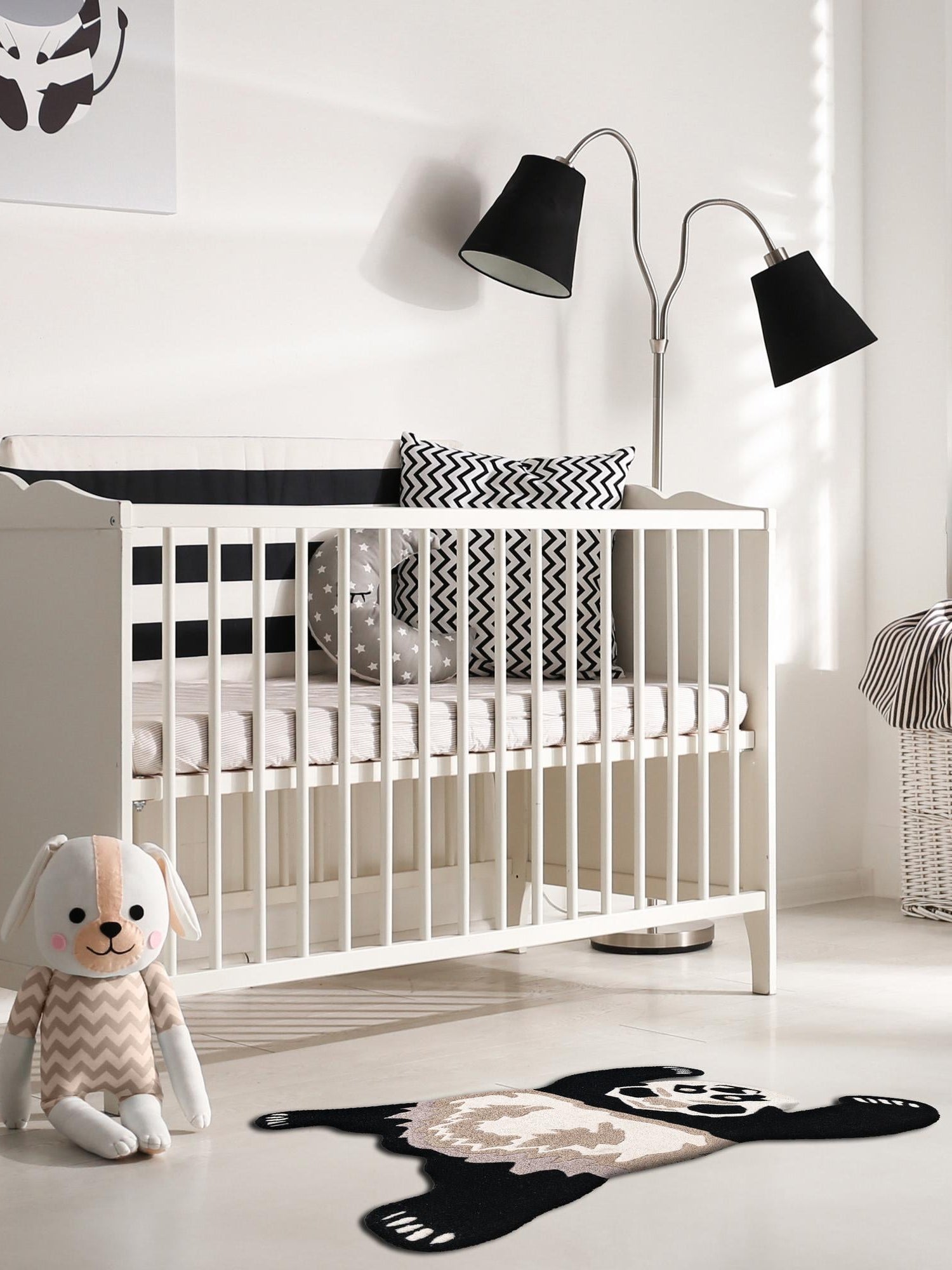 Black and Gray 2' x 3' 1 Playtime Kids Wool Freeform Area Rug for Baby Nursery, Toddler Playroom,  Bedrooms Hand Tufted High Quality Dense  Wool Pile Natural Carpet for Sale at Rug Engine