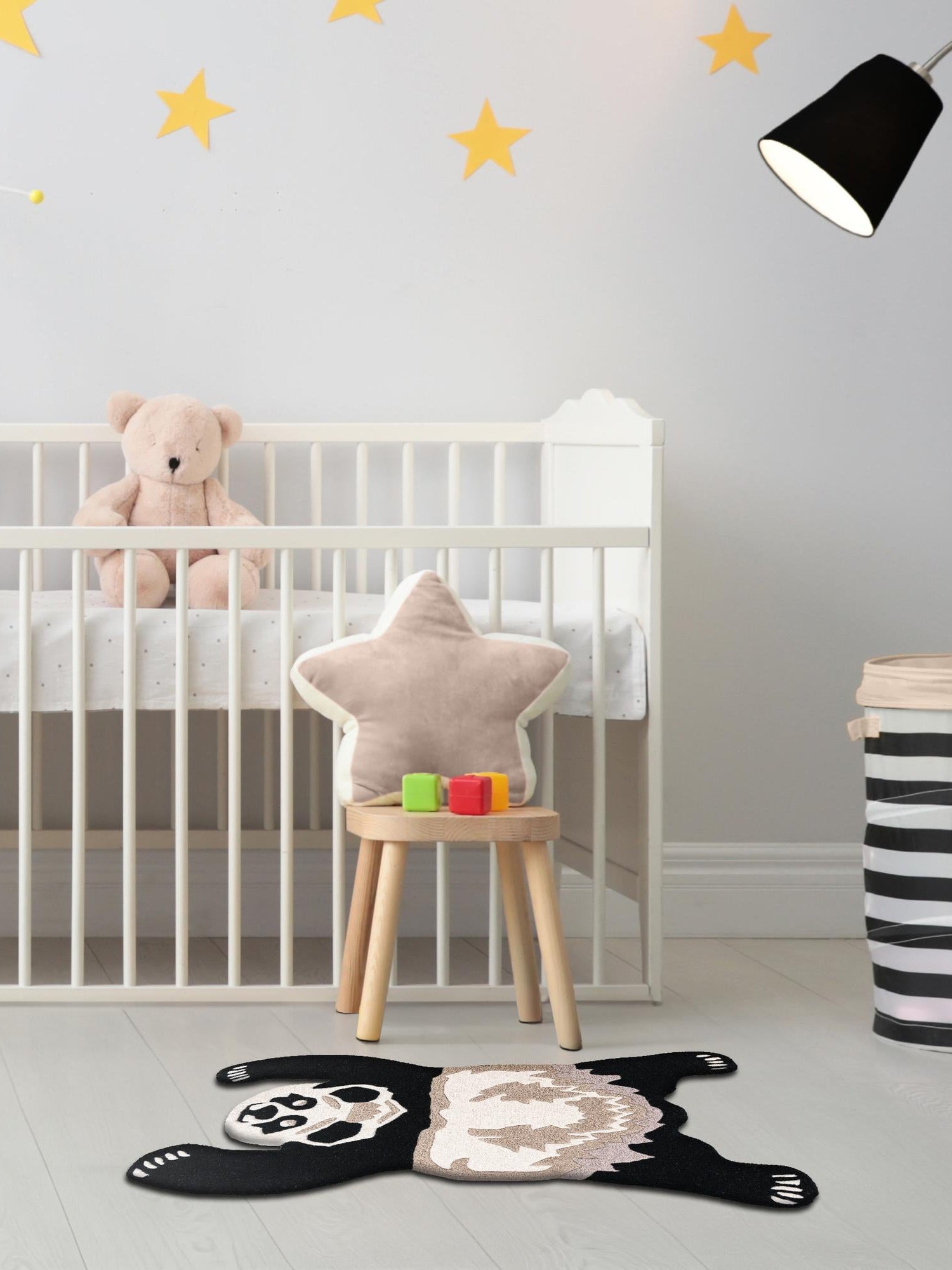 Black and Gray 2' x 3' 1 Playtime Kids Wool Freeform Area Rug for Baby Nursery, Toddler Playroom,  Bedrooms Hand Tufted High Quality Dense  Wool Pile Natural Carpet for Sale at Rug Engine