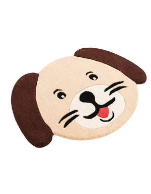 Beige 2' x 3' 1 Playtime Kids Wool Free Form Rug