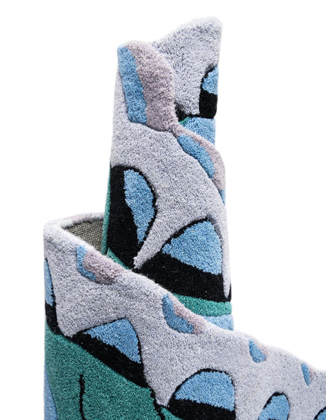 Blue 1' 7 x 3' 7 Playtime Kids Wool Freeform Area Rug for Baby Nursery, Toddler Playroom,  Bedrooms Hand Tufted High Quality Dense  Wool Pile Natural Carpet for Sale at Rug Engine