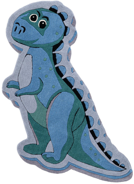 Blue 5' 1 x 5' 1 Playtime Kids Wool Freeform Area Rug for Baby Nursery, Toddler Playroom,  Bedrooms Hand Tufted High Quality Dense  Wool Pile Natural Carpet for Sale at Rug Engine