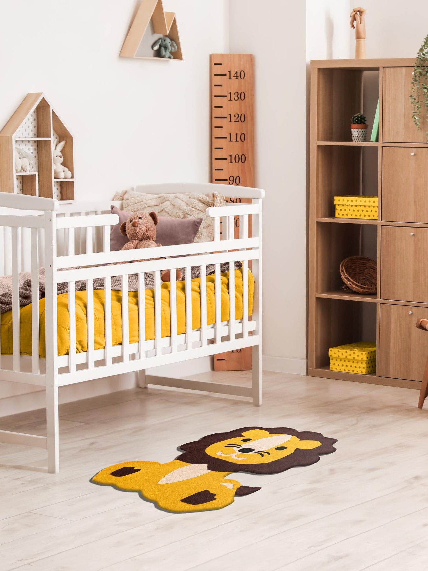 Yellow 4' 6 x 5' 1 Playtime Kids Wool Freeform Area Rug for Baby Nursery, Toddler Playroom,  Bedrooms Hand Tufted High Quality Dense  Wool Pile Natural Carpet for Sale at Rug Engine