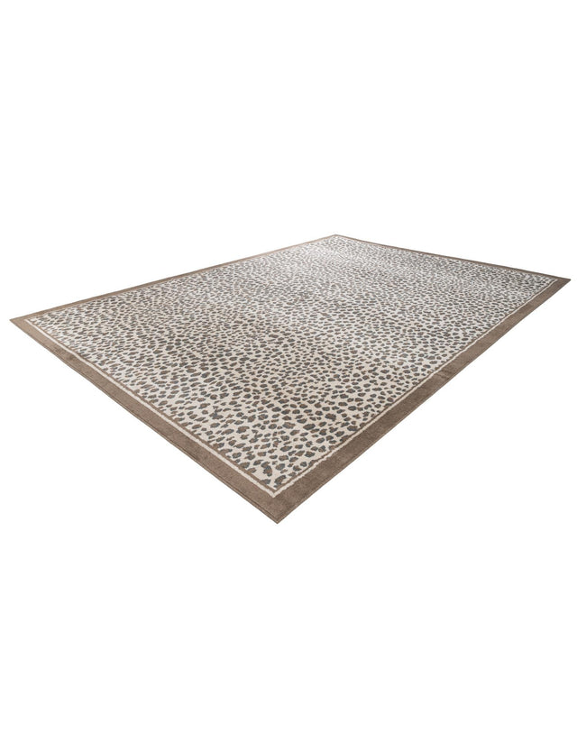 Brown 10' x 14' 1 Wildlife Rectangle Area Rug Animal Print Safari Jungle Inspired Carpet for Unique Modern Interior Design for Sale at Rug Engine
