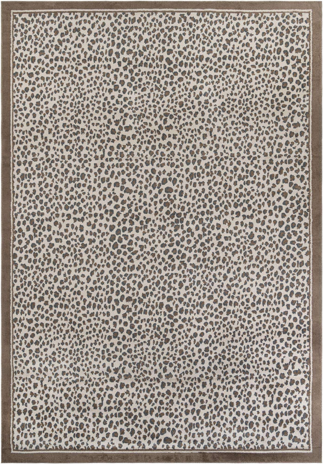 Brown 10' x 14' 1 Wildlife Rectangle Area Rug Animal Print Safari Jungle Inspired Carpet for Unique Modern Interior Design for Sale at Rug Engine