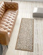 Brown 2' x 5' 1 Wildlife Runner Area Rug Animal Print Safari Jungle Inspired Carpet for Unique Modern Interior Design for Sale at Rug Engine
