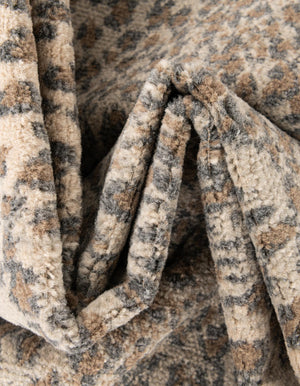 Brown 2' 7 x 10' Wildlife Runner Area Rug Animal Print Safari Jungle Inspired Carpet for Unique Modern Interior Design for Sale at Rug Engine