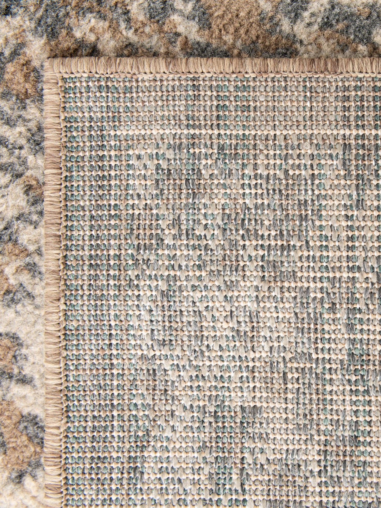 Brown 2' x 6' 1 Wildlife Runner Area Rug Animal Print Safari Jungle Inspired Carpet for Unique Modern Interior Design for Sale at Rug Engine