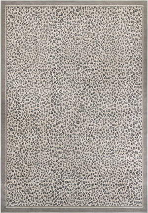 Gray 10' x 14' 1 Wildlife Rectangle Area Rug Animal Print Safari Jungle Inspired Carpet for Unique Modern Interior Design for Sale at Rug Engine