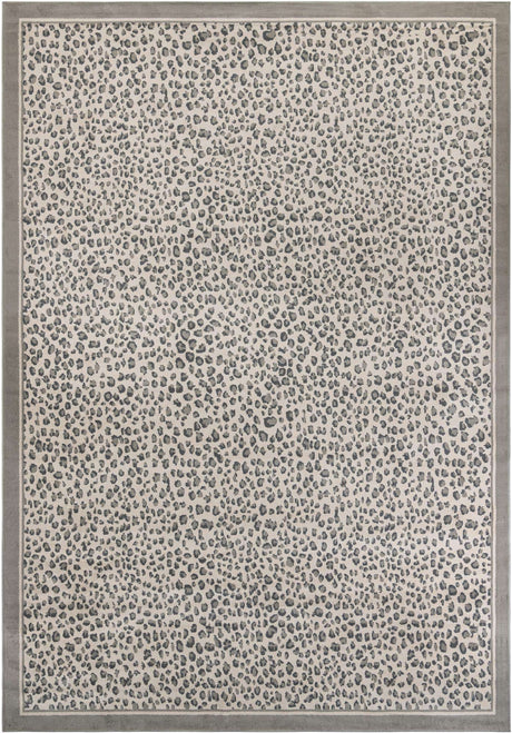 Gray 10' x 14' 1 Wildlife Rectangle Area Rug Animal Print Safari Jungle Inspired Carpet for Unique Modern Interior Design for Sale at Rug Engine