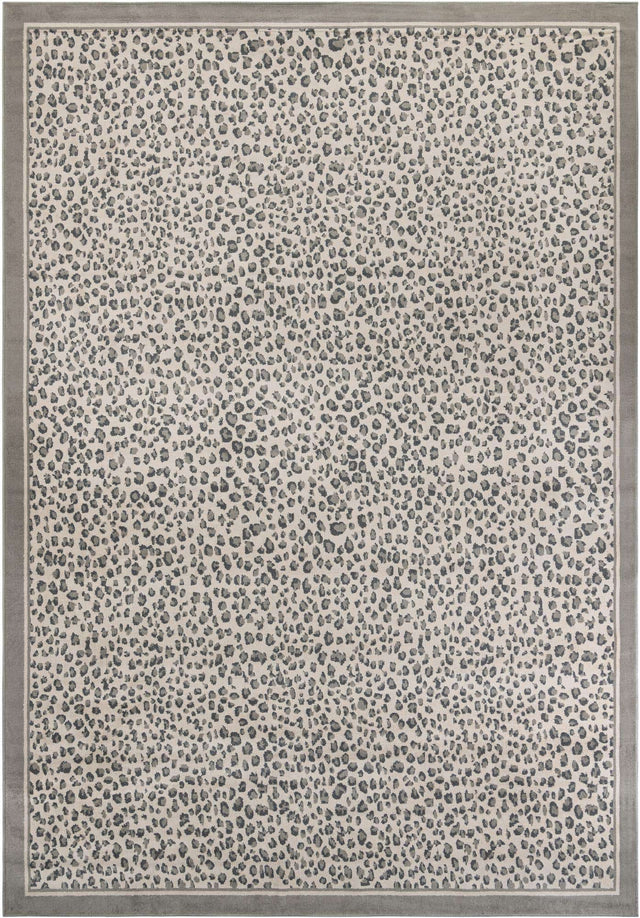 Gray 10' x 14' 1 Wildlife Rectangle Area Rug Animal Print Safari Jungle Inspired Carpet for Unique Modern Interior Design for Sale at Rug Engine