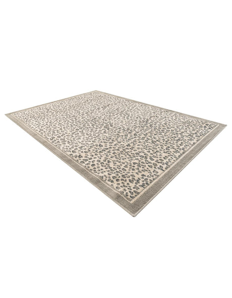 Gray 4' 1 x 6' 1 Wildlife Rectangle Area Rug Animal Print Safari Jungle Inspired Carpet for Unique Modern Interior Design for Sale at Rug Engine
