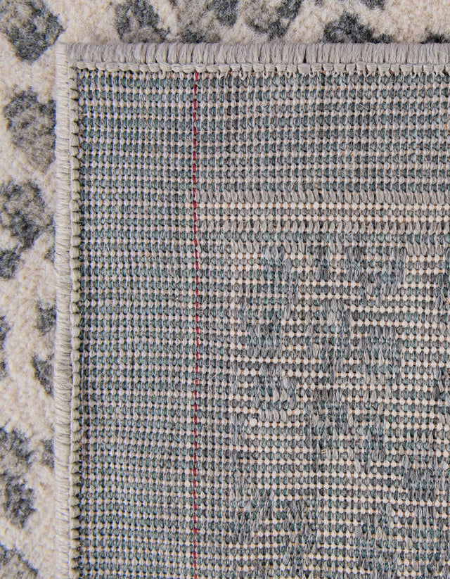 Gray 6' 1 x 9' Wildlife Rectangle Area Rug Animal Print Safari Jungle Inspired Carpet for Unique Modern Interior Design for Sale at Rug Engine