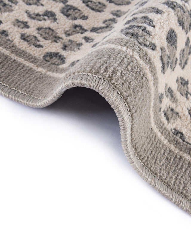 Gray 2' x 3' 1 Wildlife Rectangle Area Rug Animal Print Safari Jungle Inspired Carpet for Unique Modern Interior Design for Sale at Rug Engine