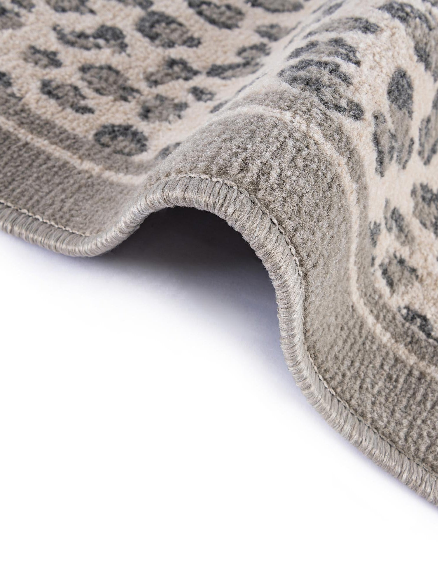 Gray 6' 1 x 9' Wildlife Rectangle Area Rug Animal Print Safari Jungle Inspired Carpet for Unique Modern Interior Design for Sale at Rug Engine