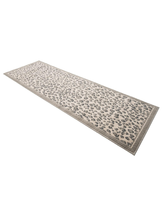 Gray 2' x 6' 1 Wildlife Runner Area Rug Animal Print Safari Jungle Inspired Carpet for Unique Modern Interior Design for Sale at Rug Engine