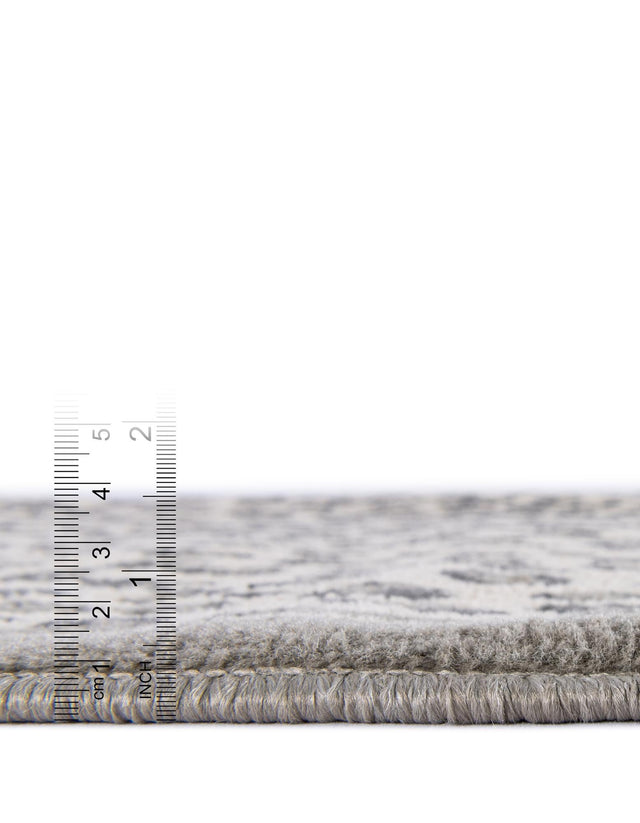 Gray 2' 7 x 10' Wildlife Runner Area Rug Animal Print Safari Jungle Inspired Carpet for Unique Modern Interior Design for Sale at Rug Engine
