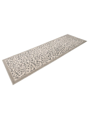 Gray 2' x 6' 1 Wildlife Runner Area Rug Animal Print Safari Jungle Inspired Carpet for Unique Modern Interior Design for Sale at Rug Engine