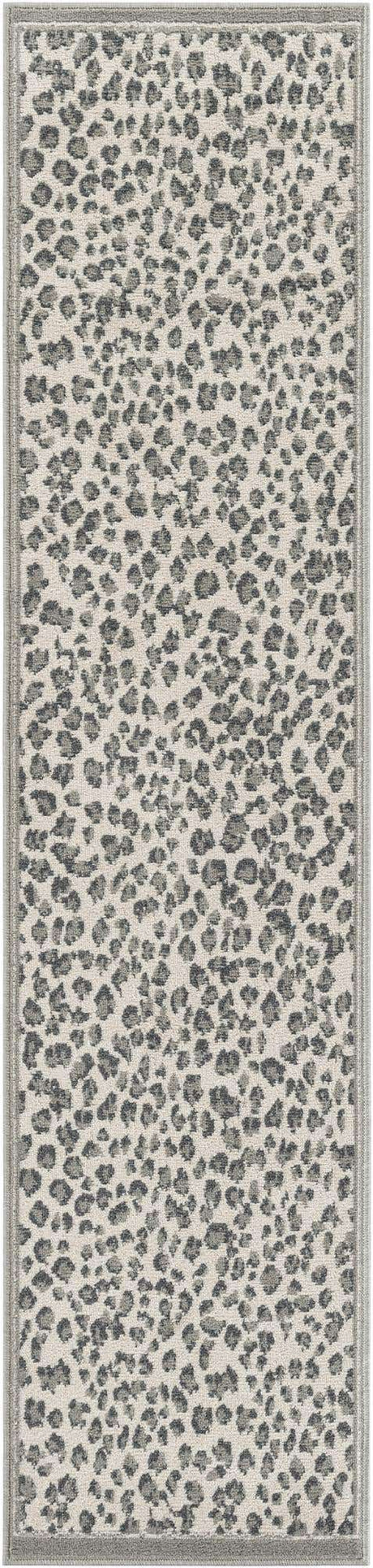 Gray 2' x 8' Wildlife Runner Area Rug Animal Print Safari Jungle Inspired Carpet for Unique Modern Interior Design for Sale at Rug Engine