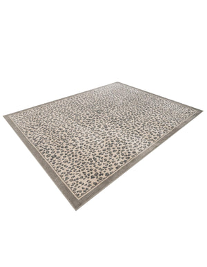 Gray 7' 10 x 10' Wildlife Rectangle Area Rug Animal Print Safari Jungle Inspired Carpet for Unique Modern Interior Design for Sale at Rug Engine