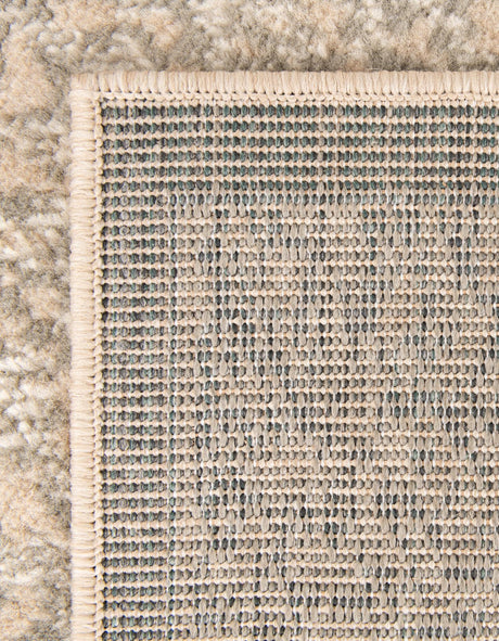Ivory 5' 1 x 8' Wildlife Rectangle Area Rug Animal Print Safari Jungle Inspired Carpet for Unique Modern Interior Design for Sale at Rug Engine