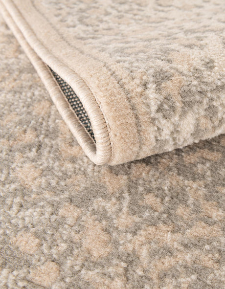 Ivory 2' 7 x 12' Wildlife Runner Area Rug Animal Print Safari Jungle Inspired Carpet for Unique Modern Interior Design for Sale at Rug Engine