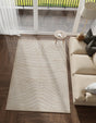 Beige and Ivory 5' 1 x 7' 1 Wildlife Rectangle Area Rug Animal Print Safari Jungle Inspired Carpet for Unique Modern Interior Design for Sale at Rug Engine