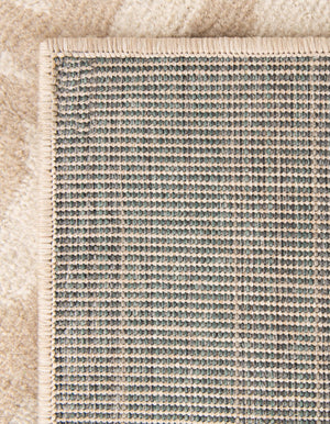 Beige and Ivory 2' 7 x 10' Wildlife Runner Area Rug Animal Print Safari Jungle Inspired Carpet for Unique Modern Interior Design for Sale at Rug Engine