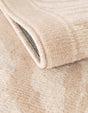 Beige and Ivory 7' 10 x 7' 10 Wildlife Square Area Rug Animal Print Safari Jungle Inspired Carpet for Unique Modern Interior Design for Sale at Rug Engine