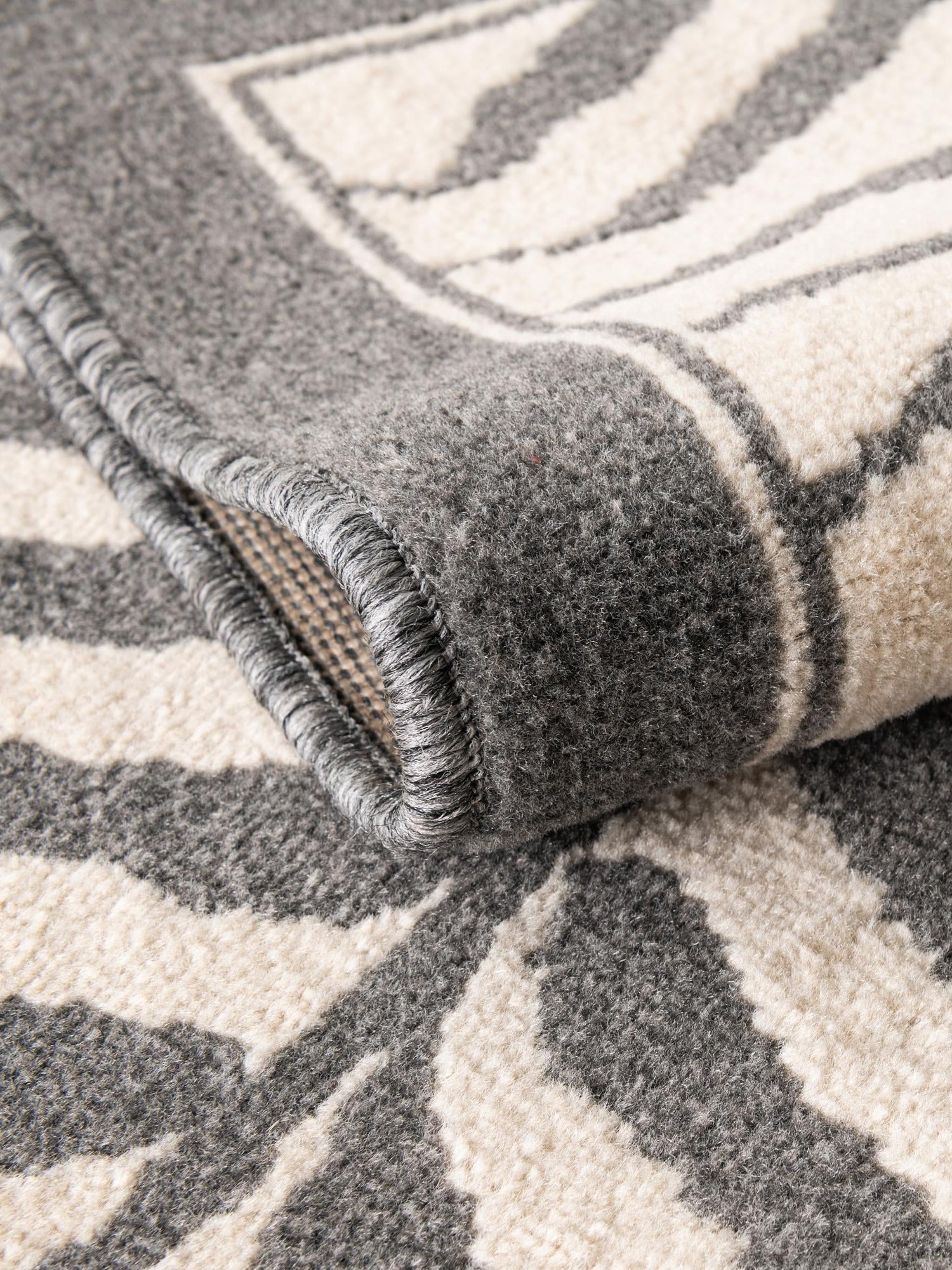 Gray and Ivory 2' x 6' 1 Wildlife Runner Area Rug Animal Print Safari Jungle Inspired Carpet for Unique Modern Interior Design for Sale at Rug Engine
