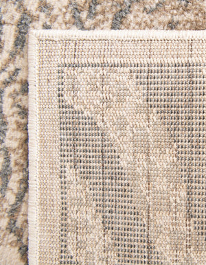 Gray and Ivory 9' x 12' Wildlife Rectangle Area Rug Animal Print Safari Jungle Inspired Carpet for Unique Modern Interior Design for Sale at Rug Engine