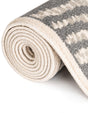 Gray and Ivory 6' 1 x 9' Wildlife Rectangle Area Rug Animal Print Safari Jungle Inspired Carpet for Unique Modern Interior Design for Sale at Rug Engine