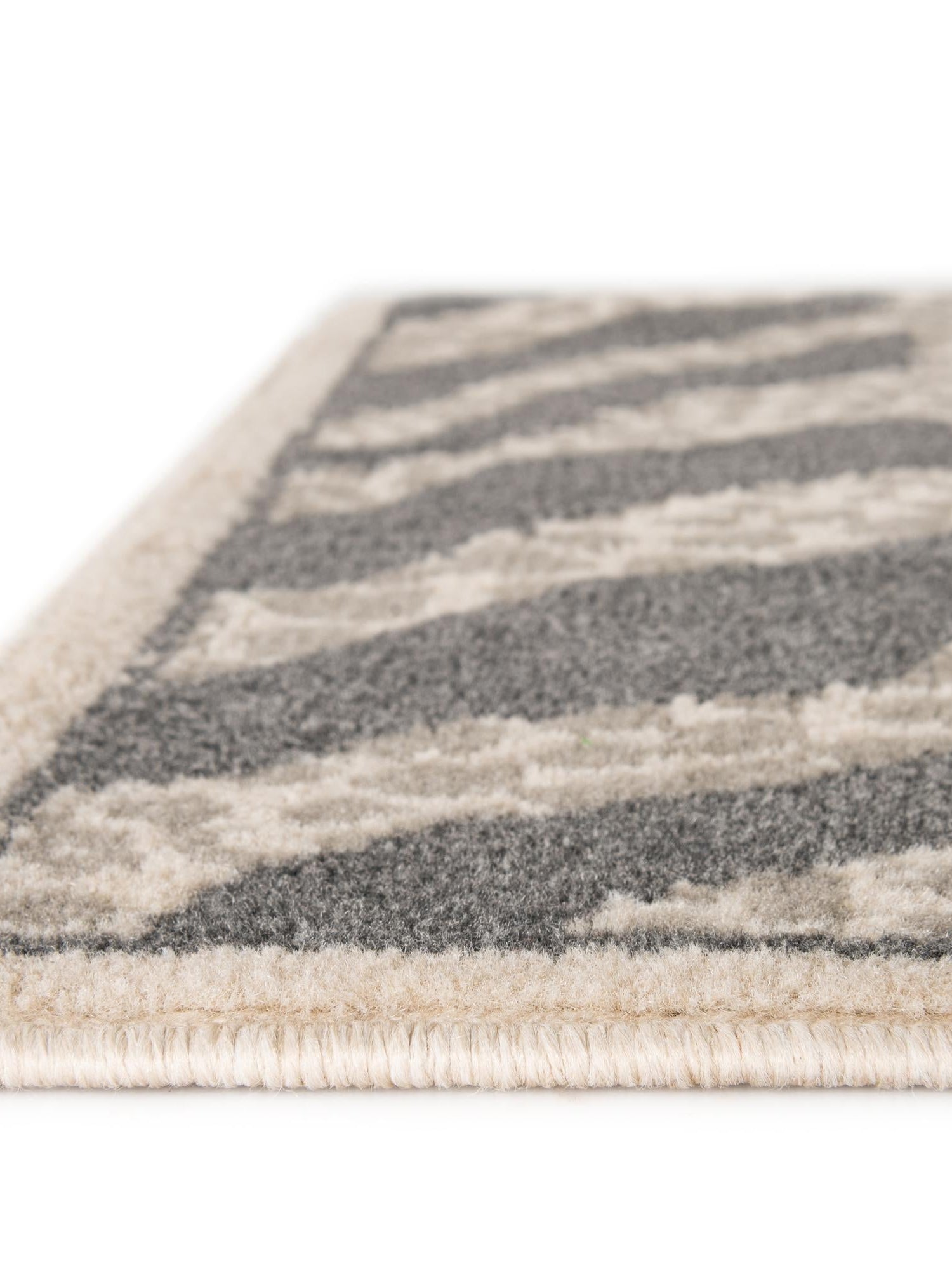 Gray and Ivory 2' x 5' 1 Wildlife Runner Area Rug Animal Print Safari Jungle Inspired Carpet for Unique Modern Interior Design for Sale at Rug Engine