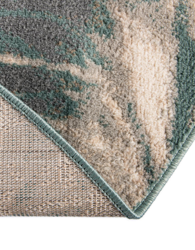 Multicolor 10' x 10' Wildlife Round Area Rug Animal Print Safari Jungle Inspired Carpet for Unique Modern Interior Design for Sale at Rug Engine