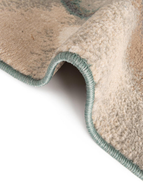 Multicolor 2' x 6' 1 Wildlife Runner Area Rug Animal Print Safari Jungle Inspired Carpet for Unique Modern Interior Design for Sale at Rug Engine
