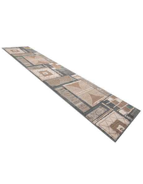 Multicolor 2' 7 x 12' Wildlife Runner Area Rug Animal Print Safari Jungle Inspired Carpet for Unique Modern Interior Design for Sale at Rug Engine