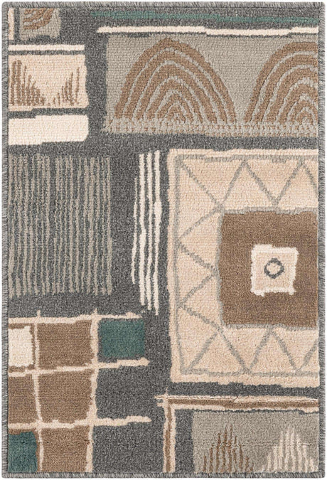 Multicolor 2' x 3' 1 Wildlife Rectangle Area Rug Animal Print Safari Jungle Inspired Carpet for Unique Modern Interior Design for Sale at Rug Engine
