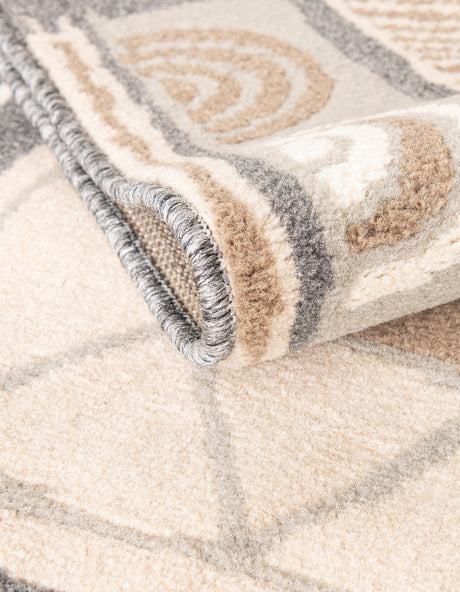 Multicolor 5' 1 x 7' 1 Wildlife Rectangle Area Rug Animal Print Safari Jungle Inspired Carpet for Unique Modern Interior Design for Sale at Rug Engine