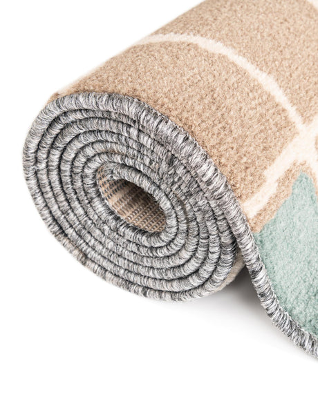 Multicolor 2' x 8' Wildlife Runner Area Rug Animal Print Safari Jungle Inspired Carpet for Unique Modern Interior Design for Sale at Rug Engine