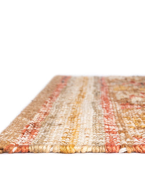 Multicolor 10' x 14' 1 Kilim Jute Rectangle Area Rug 95% Jute & 5% Cotton Rustic Vintage Look Carpet for Unique Home Interior Design for Sale at Rug Engine