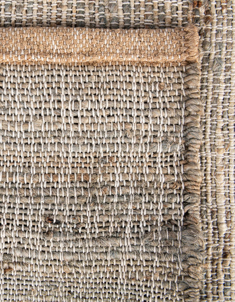 Multicolor 9' x 12' Kilim Jute Rectangle Area Rug 95% Jute & 5% Cotton Rustic Vintage Look Carpet for Unique Home Interior Design for Sale at Rug Engine