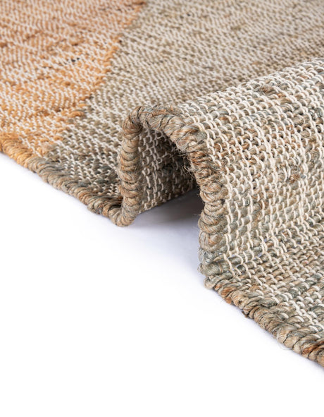 Multicolor 9' x 12' Kilim Jute Rectangle Area Rug 95% Jute & 5% Cotton Rustic Vintage Look Carpet for Unique Home Interior Design for Sale at Rug Engine