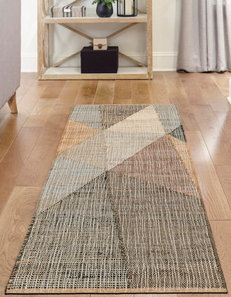 Multicolor 2' 7 x 10' Kilim Jute Runner Area Rug 95% Jute & 5% Cotton Rustic Vintage Look Carpet for Unique Home Interior Design for Sale at Rug Engine