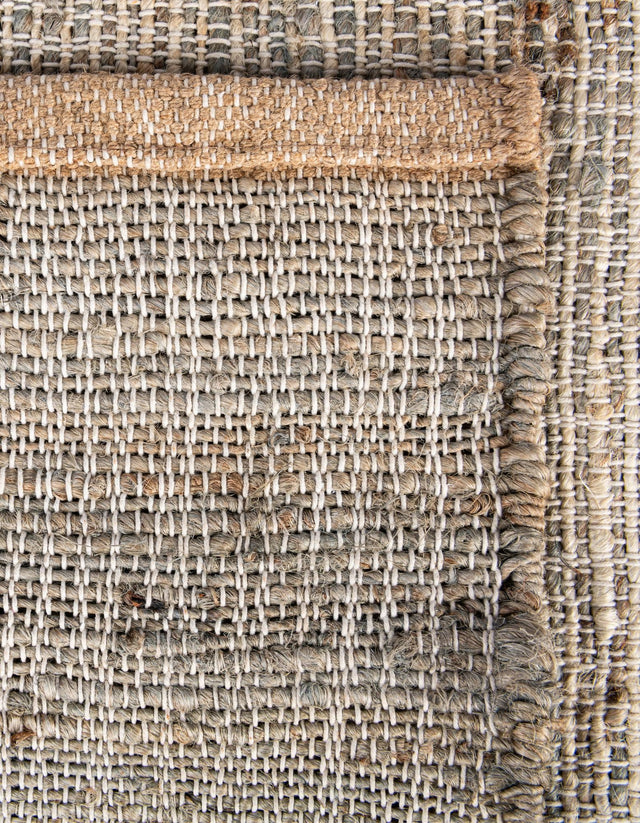 Multicolor 2' x 8' Kilim Jute Runner Area Rug 95% Jute & 5% Cotton Rustic Vintage Look Carpet for Unique Home Interior Design for Sale at Rug Engine
