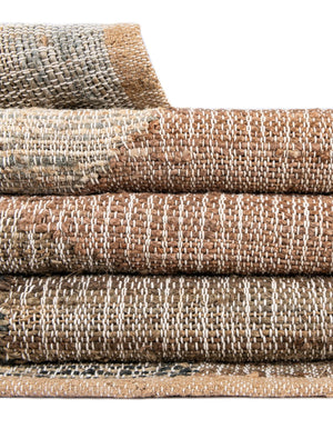 Multicolor 2' x 6' 1 Kilim Jute Runner Area Rug 95% Jute & 5% Cotton Rustic Vintage Look Carpet for Unique Home Interior Design for Sale at Rug Engine