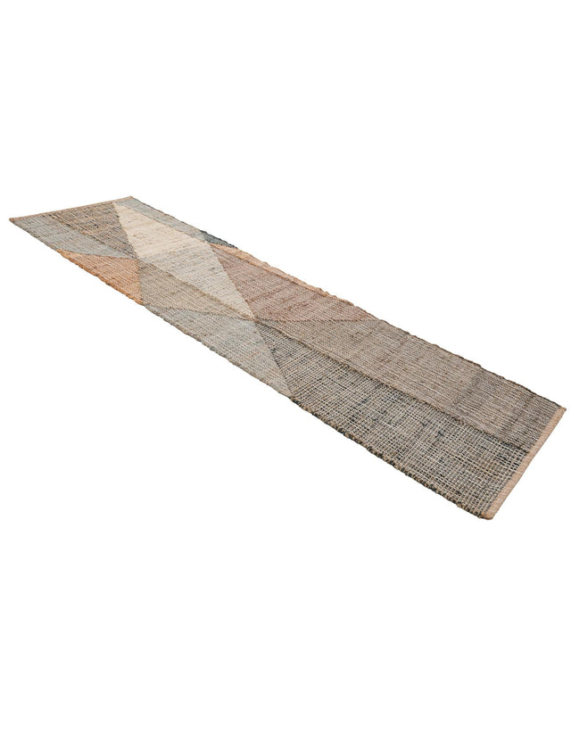 Multicolor 2' x 8' Kilim Jute Runner Area Rug 95% Jute & 5% Cotton Rustic Vintage Look Carpet for Unique Home Interior Design for Sale at Rug Engine