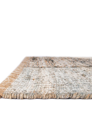 Multicolor 7' 10 x 7' 10 Kilim Jute Square Area Rug 95% Jute & 5% Cotton Rustic Vintage Look Carpet for Unique Home Interior Design for Sale at Rug Engine