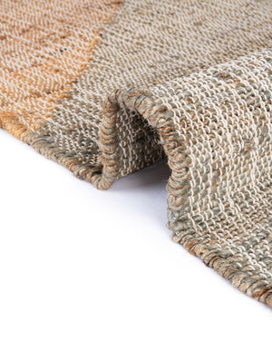 Multicolor 7' 10 x 7' 10 Kilim Jute Square Area Rug 95% Jute & 5% Cotton Rustic Vintage Look Carpet for Unique Home Interior Design for Sale at Rug Engine