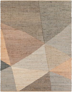 Multicolor 9' x 12' Kilim Jute Rectangle Area Rug 95% Jute & 5% Cotton Rustic Vintage Look Carpet for Unique Home Interior Design for Sale at Rug Engine