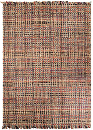 Multicolor 10' x 14' 1 Chunky Jute Rectangle Area Rug 100% All Natural Jute Sustainable Eco-Friendly Carpet Mat for Natural Interior Design Homes for Sale at Rug Engine
